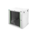 Kép 1/9 - Digitus 19" 12U Wall Mounting Cabinet, Unmounted Falra szerelhető állvány Szürke