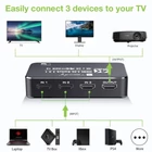 Kép 4/10 - Techly IDATA HDMI2-4K3160B HDMI 2.0b 3x1 4K60Hz kapcsoló távirányítóval
