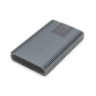Kép 2/5 - USB 3.1 Type-C ház/klónozó állomás M.2 NVMe SSD-khez 20 Gbps, alumínium, szerszám nélküli