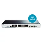 Kép 3/3 - D-Link DGS-1510-28P hálózati kapcsoló Vezérelt L3 Gigabit Ethernet (10/100/1000) Ethernet-áramellátás (PoE) támogatása Fekete