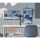 Kép 7/8 - Techly ICA-LCD 482-D Kétmonitoros állvány 13-27” LCD 10kg Asztali forgatható