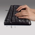 Kép 8/10 - Logitech Keyboard K120 for Business billentyűzet Irodai USB AZERTY Belga Fekete
