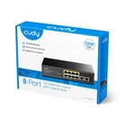 Kép 4/5 - Cudy FS1010P hálózati kapcsoló Fast Ethernet (10/100) Ethernet-áramellátás (PoE) támogatása Fekete