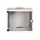 Kép 2/9 - 19" 9U falra szerelhető hálózati szekrény, SOHO PRO 460 x 540 x 400 mm, üvegajtó, szürke, szétszerelt, 60 kg