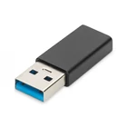 Kép 1/7 - Digitus AK-300524-000-S csatlakozó átlakító USB A USB-C jack Fekete