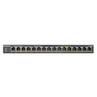Kép 2/3 - NETGEAR GS316P Beállítást nem igénylő (unmanaged) Gigabit Ethernet (10/100/1000) Ethernet-áramellátás (PoE) támogatása Fekete