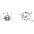 Kép 3/3 - Hikvision DS-2CE76K0T-LPFS(2.8mm) 3K Okos Hibrid Fény Audio Beltéri Fix Turret Kamera
