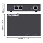 Kép 4/5 - Intellinet 561600 hálózati bővítő Hálózati adóegység Fekete 10, 100, 1000 Mbit/s