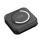 Kép 3/5 - Choetech T588-F 3in1 Magnetic Wireless Charger 15W (black)