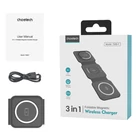 Kép 5/5 - Choetech T588-F 3in1 Magnetic Wireless Charger 15W (black)