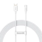 Kép 2/9 - Baseus Superior USB - USB-C kábel, 100W, 2m (fehér)