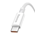 Kép 5/9 - Baseus Superior USB - USB-C kábel, 100W, 2m (fehér)