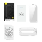 Kép 7/9 - Baseus Corning edzett üvegfólia porszűrővel, iPhone 13/13 Pro/14