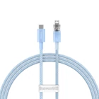 Kép 2/10 - Baseus Explorer Series USB-C / Lightning gyorstöltő kábel 1m, 20W (kék)