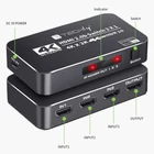 Kép 5/10 - Techly IDATA HDMI2-4K3160B HDMI 2.0b 3x1 4K60Hz kapcsoló távirányítóval