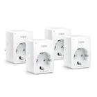 Kép 1/7 - TP-Link Tapo P100 (4-pack) intelligens csatlakozó 2300 W Fehér