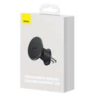 Kép 5/6 - Baseus Magnetic Autós telefontartó, vezeték nélküli töltéssel, CW01 (fekete)