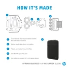 Kép 9/10 - HP notebook tok Renew 14,1" fekete (3E2U7AA)