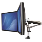 Kép 10/10 - StarTech.com ARMDUAL30 asztali TV konzol 76,2 cm (30") Fekete, Ezüst