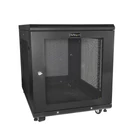 Kép 1/8 - StarTech.com RK1233BKM állvány 12U Szabadonálló állvány Fekete