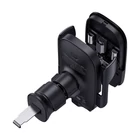 Kép 6/9 - Baseus MilkyWay Pro wireless autós telefontartó, töltő, 15W (fekete)