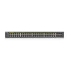 Kép 2/4 - Zyxel GS1920-48HPV2 Vezérelt Gigabit Ethernet (10/100/1000) Ethernet-áramellátás (PoE) támogatása Fekete