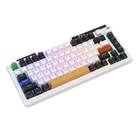 Kép 2/5 - Royal Kludge KZZI K75 pro RGB vezeték nélküli mechanikus billentyűzet, Moment Switch (fekete és fehér) (QWERTY)
