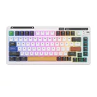 Kép 1/5 - Royal Kludge KZZI K75 pro RGB vezeték nélküli mechanikus billentyűzet, Moment Switch (fekete és fehér) (QWERTY)