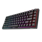 Kép 3/5 - Royal Kludge RK84 RGB vezeték nélküli mechanikus billentyűzet, barna színű kapcsoló (fekete) (QWERTY)