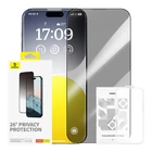 Kép 1/5 - Baseus Diamond privacy edzett üvegfólia iPhone 15 Pro