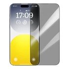 Kép 2/5 - Baseus Diamond privacy edzett üvegfólia iPhone 15 Pro