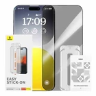 Kép 6/10 - Baseus Sapphire edzett üvegfólia 0,3 mm iPhone 15 Pro