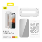 Kép 3/5 - Baseus Sapphire privacy edzett üvegfólia iPhone 15 Pro