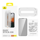 Kép 3/5 - Baseus Sapphire adatvédelmi edzett üvegfólia iPhone 15 Plus