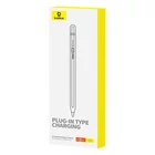 Kép 3/5 - Baseus Smooth Writing Series stylus, plug-in töltés, aktív, lightning csatlakozó (fehér)
