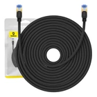 Kép 1/9 - Baseus fonott hálózati kábel Cat.7, Ethernet RJ45, 10Gbps, 25m (fekete)