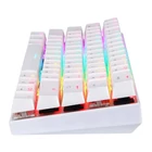 Kép 2/6 - Wireless mechanical keyboard Motospeed SK62 White (red switch)