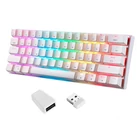 Kép 3/6 - Wireless mechanical keyboard Motospeed SK62 White (red switch)