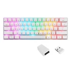 Kép 4/6 - Wireless mechanical keyboard Motospeed SK62 White (red switch)