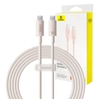 Kép 1/9 - Baseus Habitat Series gyorstöltő kábel USB-C - USB-C, 100W, 2m (rózsaszín)