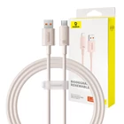 Kép 1/9 - Baseus Habitat Series gyorstöltő kábel USB - USB-C, 100W, 1m (rózsaszín)