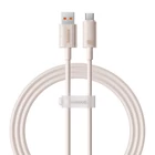 Kép 2/9 - Baseus Habitat Series gyorstöltő kábel USB - USB-C, 100W, 1m (rózsaszín)