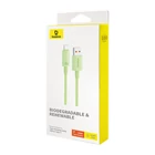 Kép 8/9 - Baseus Habitat Series gyorstöltő kábel USB - USB-C, 100W, 1m (zöld)