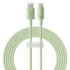 Kép 2/9 - Baseus Habitat Series USB-USB-C gyorstöltő kábel, 2m, 100W (zöld)
