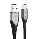 Kép 2/5 - USB 2.0 A és USB-C kábel Vention CODHD 3A 0,5m szürke