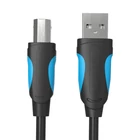 Kép 1/5 - USB 2.0 A és USB-B nyomtatókábel Vention VAS-A16-B200 2m Fekete
