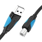 Kép 3/5 - USB 2.0 A és USB-B nyomtatókábel Vention VAS-A16-B200 2m Fekete