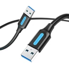 Kép 2/3 - USB 3.0 kábel Vention CONBH 2A 2m Fekete PVC