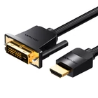 Kép 1/2 - HDMI-DVI (24+1) kábel Vention ABFBF 1m, 4K 60Hz/ 1080P 60Hz (fekete)