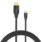 Kép 1/4 - USB-C - DisplayPort 1.4 kábel Vention CGYBG, 1,5m, 8K 60Hz/4K 120Hz (fekete)